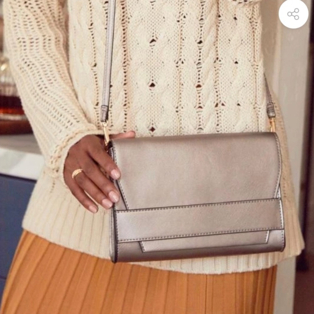 Summer & Rose Celine Crossbody in Steel